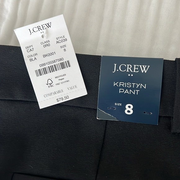 J.Crew Kristyn Wide-leg Cropped Pant NWT Size 10 and Size 8 - Picture 6 of 6